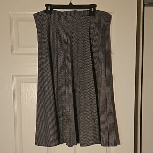 Vintage A-Line houndstooth skirt